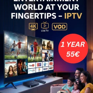 Our 12-Month Smart IPTV Premium Subscription includes