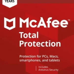 McAfee- Total -Protection 2024 | 1 device |10 Years PC-Mac-Android