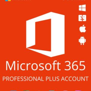 Account -Microsoft Office 365 Pro Plus 5 devices 100 Gb Onedrive